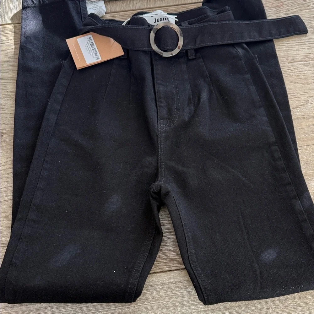 NEW NWT Reformation Marilyn Belted Ultra High Rise Skinny Jeans size 23